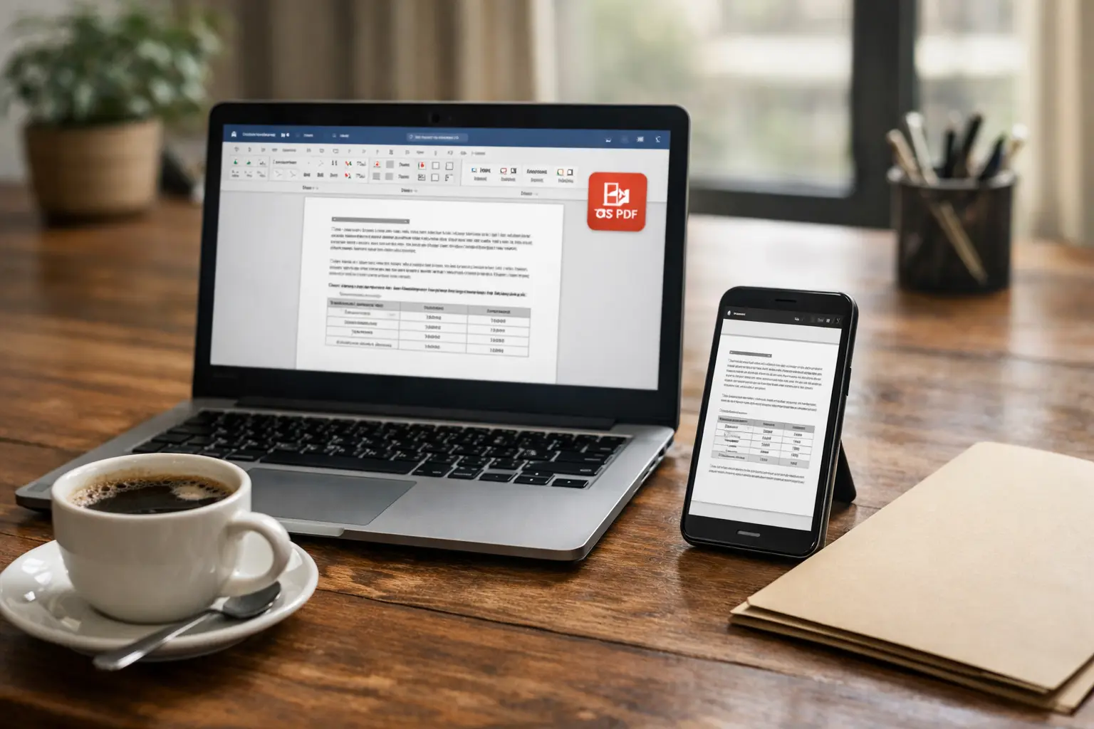 Mengubah Word ke PDF